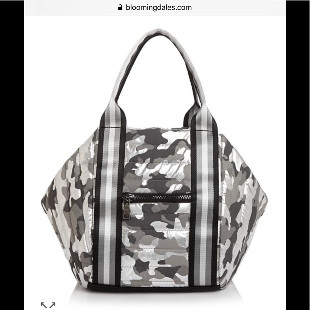 Think Royln bowling bag in silver Camo NWOTS